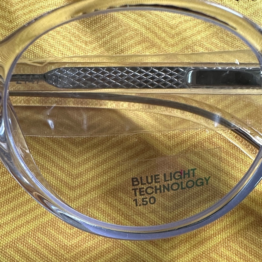 Eyebobs Clear Blue Light Glasses 1.5 readers - Picture 2 of 5